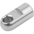 Kipp Rod End, Stainless Steel, Bright, M10 Thrd Sz, 12 mm Thrd Lg, 36 mm Overall Lg K0127.10081271